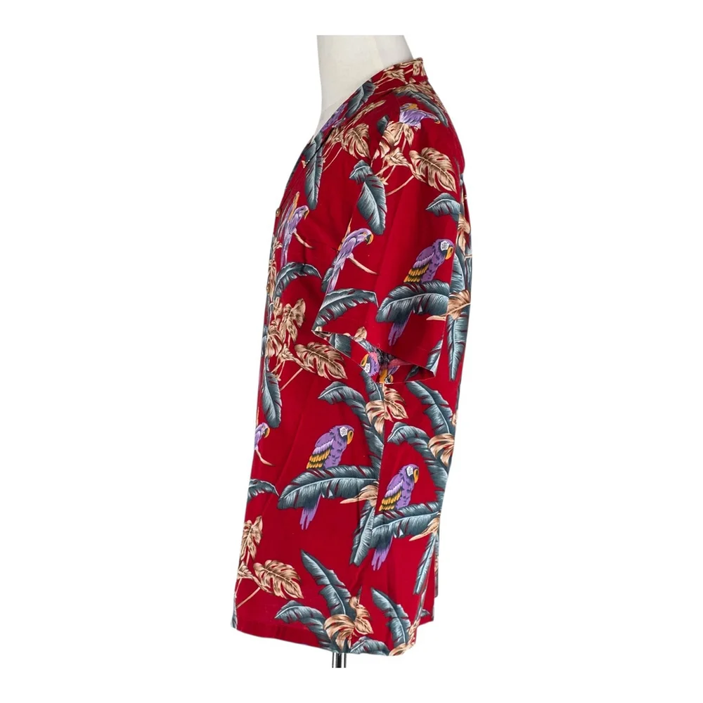VTG Magnum PI Paradise Found SS Men XL Red Parrot Hawaii 1993 Hawaii Collector - Picture 6 of 12